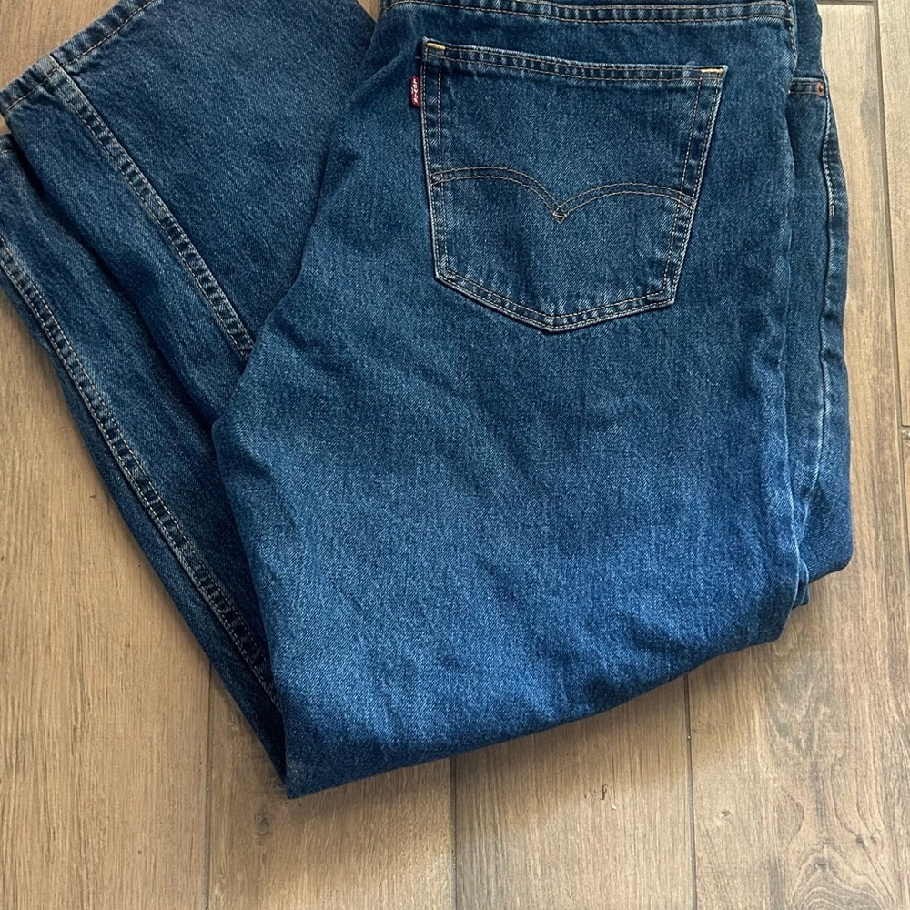 Levi's Blue Relaxed Jeans Classic Denim Style - Picture 2 of 11